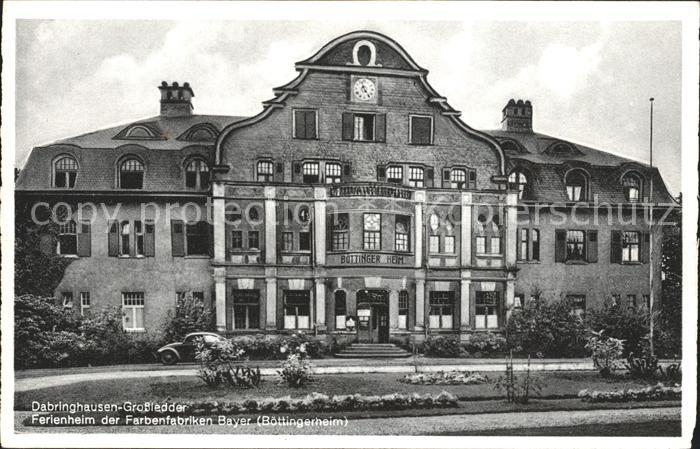Dabringhausen Grossledder Ferienheim Bayer Farben