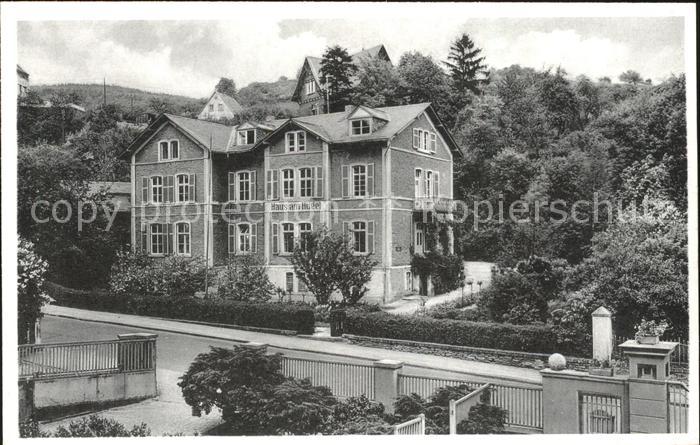 Nassau Lahn DRK Landesverband Muettererholungsheim Haus am Huegel