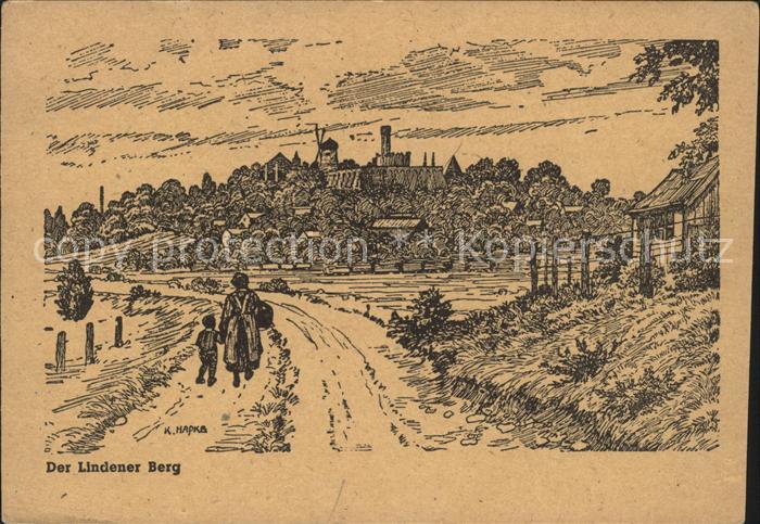 Linden Hannover Lindener Berg Kuenstlerkarte