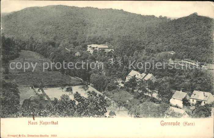 Gernrode Harz Haus Hagenthal