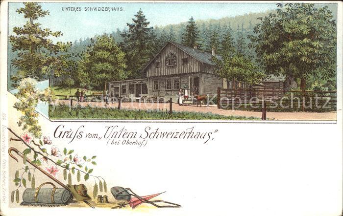 Oberhof Thueringen Unteres Schweizerhaus