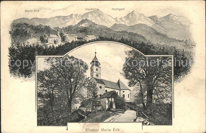 Traunstein Oberbayern Kloster Maria Eck Wallfahrtsort