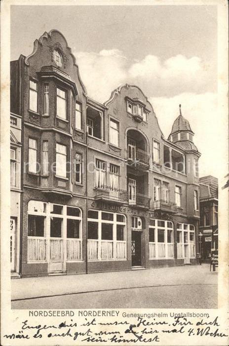Norderney Nordseebad Genesungsheim Upstallsboom