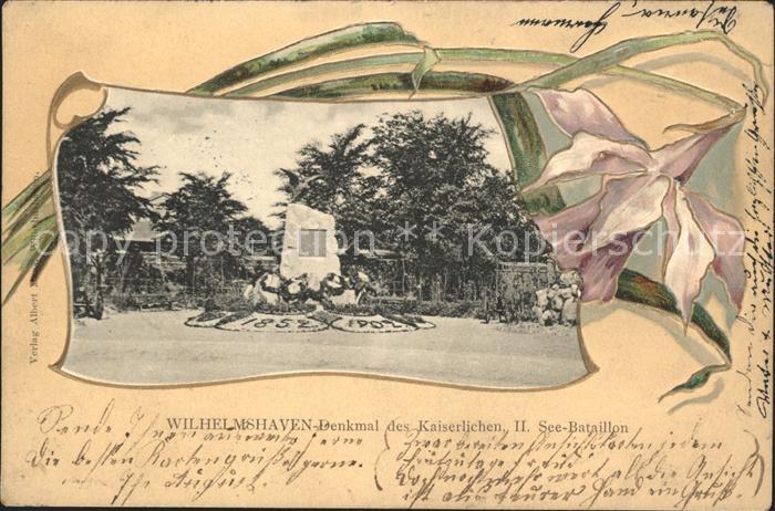 Wilhelmshaven Denkmal des Kaiserlichen See-Bataillons