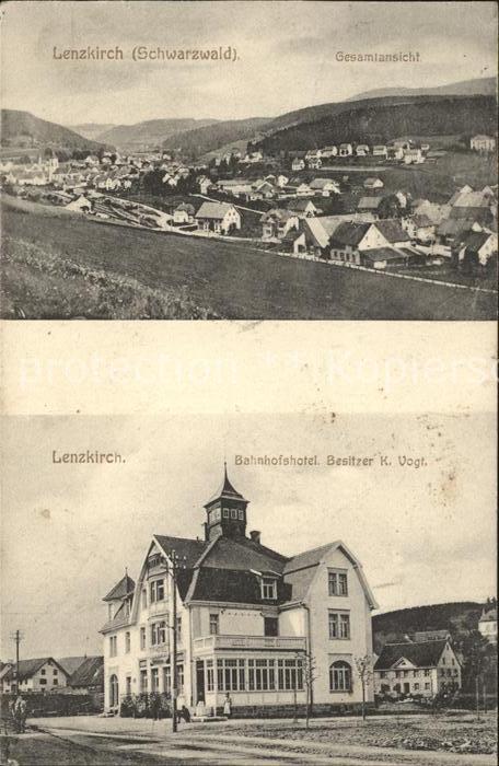 Lenzkirch Bahnhofshotel K. Vogt