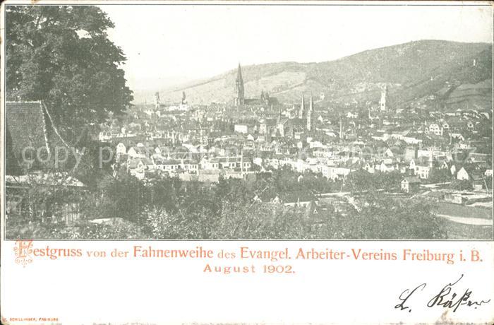 Freiburg Breisgau Fahnenweihe Arbeiter-Verein