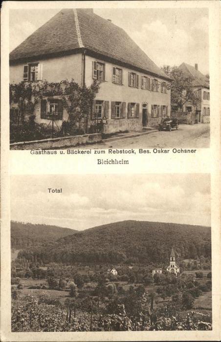 Bleichheim Gasthaus Baeckerei zum Rebstock Oskar Ochsner