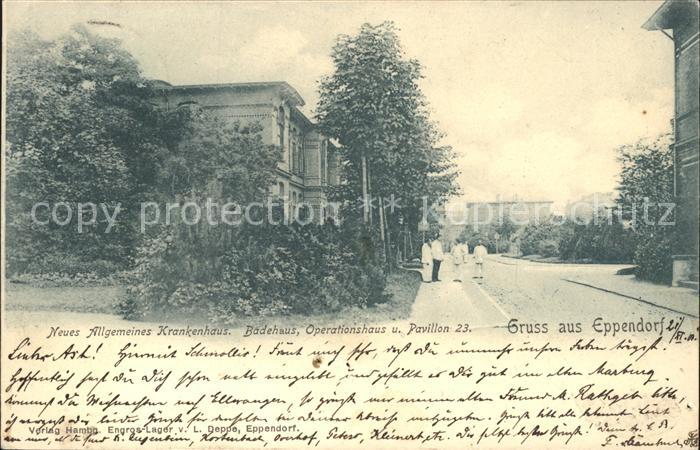 Eppendorf Hamburg Neues Allgemeines Krankenhaus Badehaus