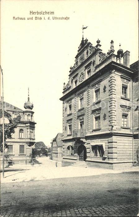 Herbolzheim Breisgau Rathaus Uttenstrasse