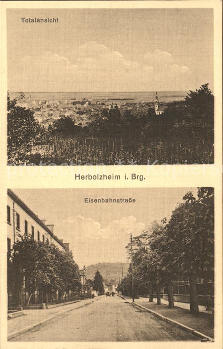 Herbolzheim Breisgau Eisenbahnstrasse