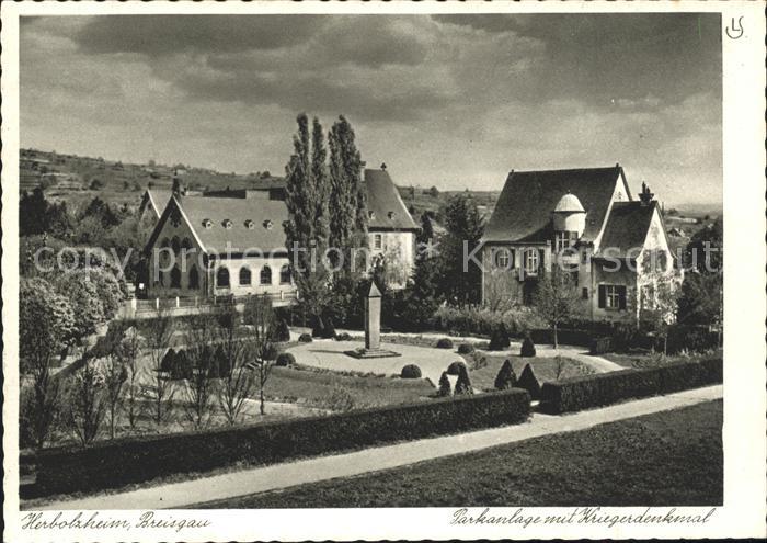 Herbolzheim Breisgau Parkanlage mit Kriegerdenkmal