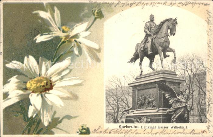 Karlsruhe Baden Denkmal Kaiser Wilhelm I