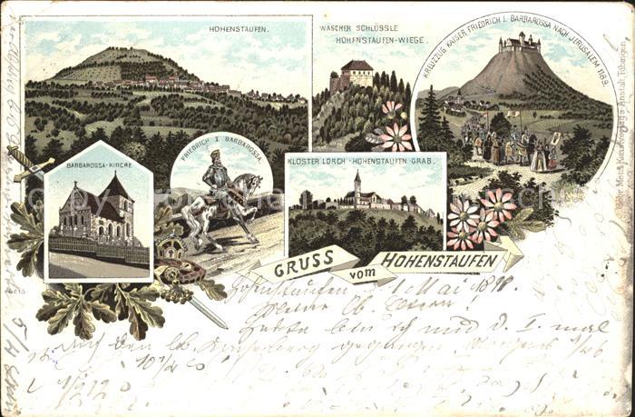 Hohenstaufen Waescher Schloessle Barbarossa Kirche Friedrich I Barbarossa Kloste