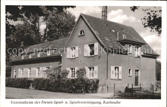 Karlsruhe Baden Vereinsheim der Freien Spiel- u. Sportvereinigung