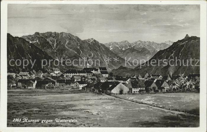 Murnau Staffelsee gegen Wettenstein