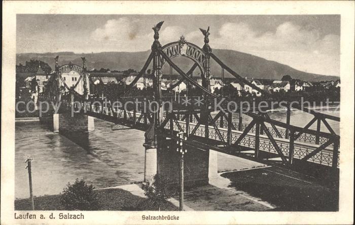 Laufen Salzach Bahnpost Salzachbruecke