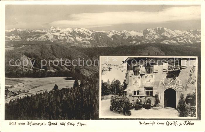 Grossholzleute am Fuesse des schwarzen Grates Gasthof Adler