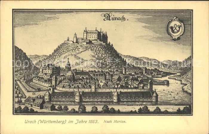 Aurach Bad Urach Nach Merian