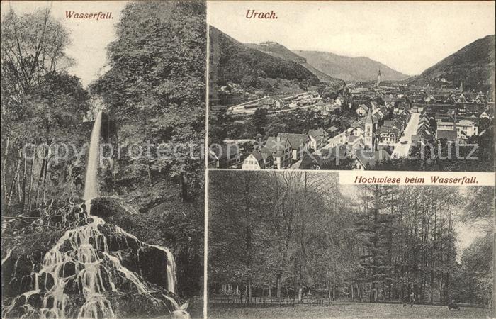 Bad Urach Wasserfall Hochwiese beim Wasserfall