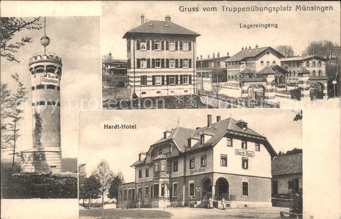 Muensingen Truppenuebungsplatz Hardt-Hotel Lagereingang