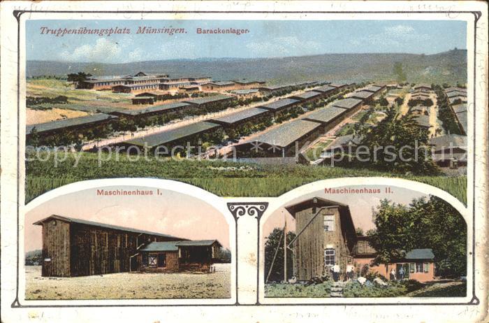 Muensingen Truppenuebungsplatz Barackenlager Maschinenhaus I u. II