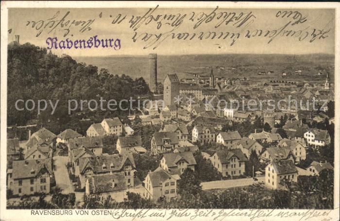 Ravensburg Wuerttemberg von Osten