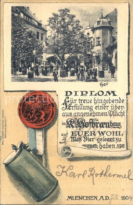 Muenchen Hofbaeuenhaus