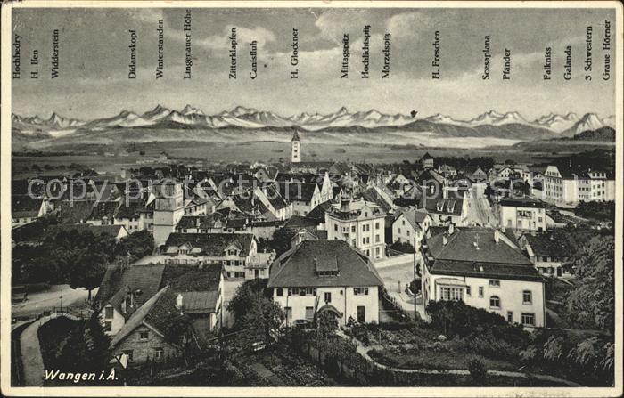 Wangen Allgaeu Zitterklapfen Hochlichtspitz Mittagspitz