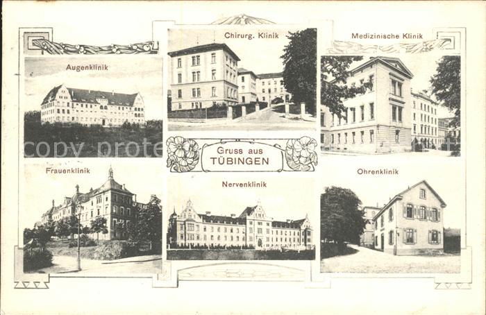Tuebingen Augenklinik Chirurg. Klinik Medizinische Klinik Frauenklinik Nervenkli