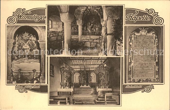 Wurmlingen Kapelle oelberg Gedenktafel Heilig. Grab