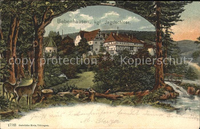 Bebenhausen Tuebingen Kgl. Jagdschloss