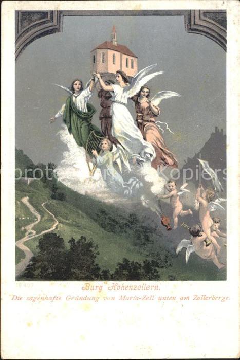 Burg Hohenzollern Die sagenhafte Gruendung von Maria-Zell unten am Zollerberge