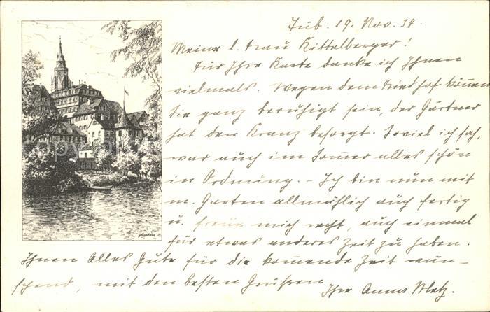 Tuebingen Hoelderlinsturm alte Aula