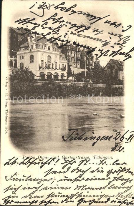 Tuebingen Partie Olga- und Gartenstrasse