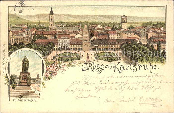 Karlsruhe Baden Friedrichsdenkmal