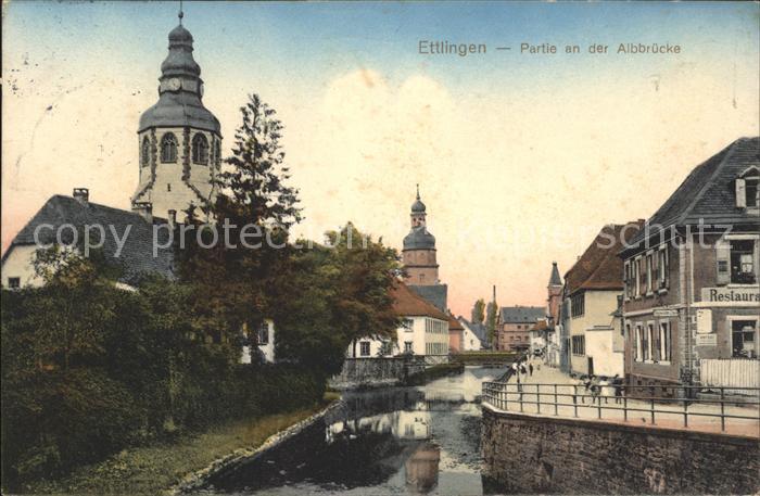 Ettlingen Partie an der Albbruecke