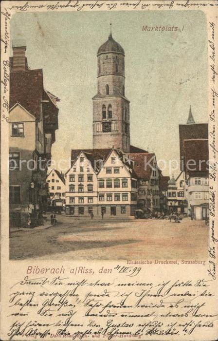 Biberach Riss Marktplatz I