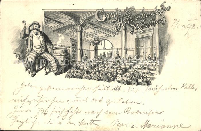 Muenchen Hofbraeuhauskeller