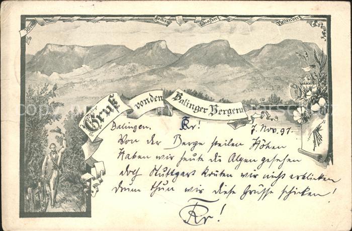 Balingen Bergen Lochen Schafberg Plettenberg