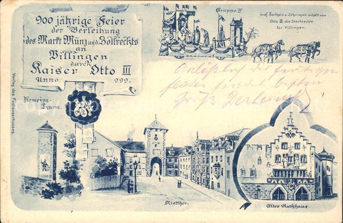 Villingen-Schwenningen Romeius-Thurm Rietthor Altes Rathaus
