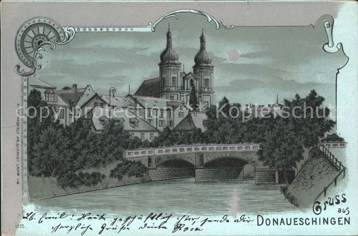 Donaueschingen Mondscheinkarte