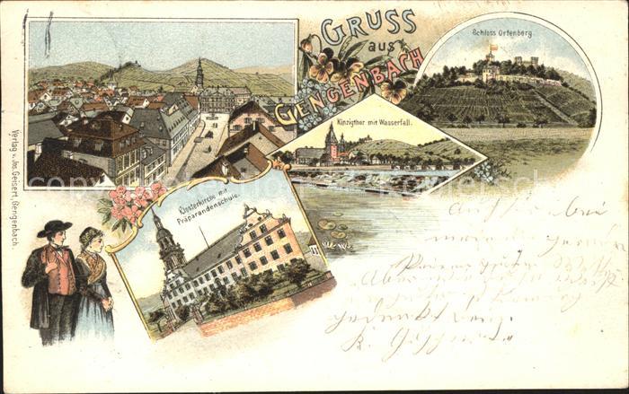 Gengenbach Schloss Ortenberg Klosterkirche Praeparandenschule