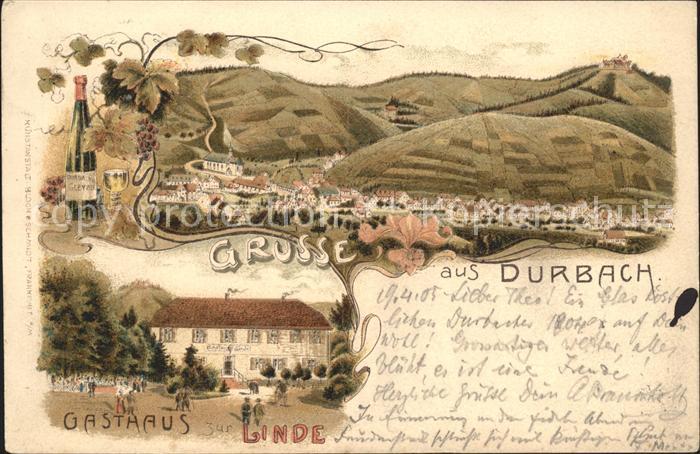 Durbach Bahnpost Gasthaus zur Linde