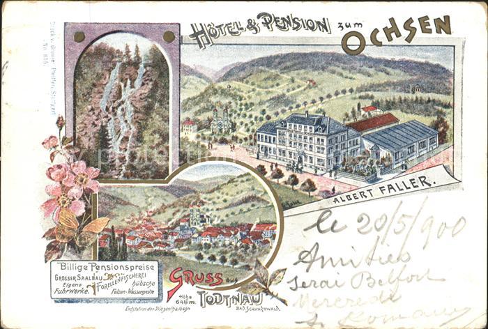 Todtnau Hotel Pension Ochsen Albert Faller