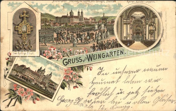 Weingarten Wuerttemberg Das heilige Blut Kath. Kirche