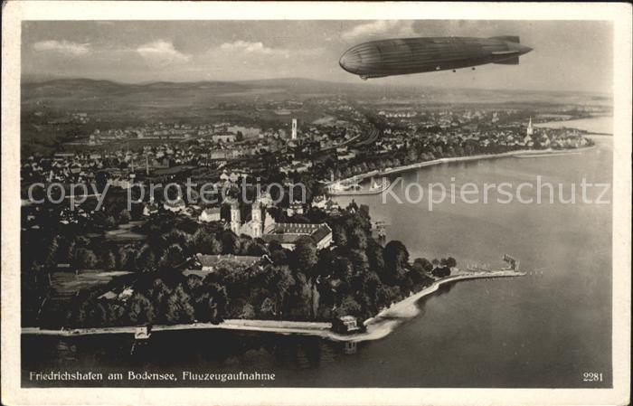 Friedrichshafen Bodensee Fliegeraufnahme