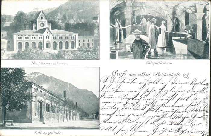 Bad Reichenhall Hauptbrunnenhaus Salzquellenbau Salinengebaeude