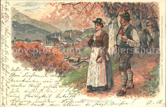 Berchtesgaden Kuensterlkarte Fritz Bergen