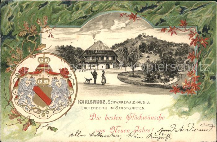 Karlsruhe Baden Schwarzwaldhaus Lauterberg im Stadtgarten