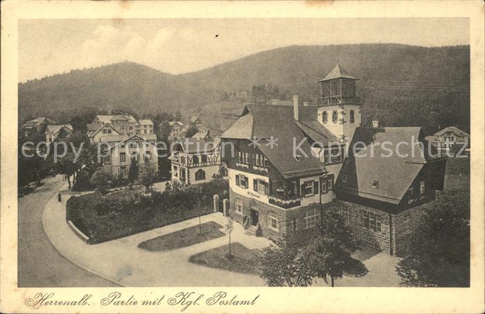 Bad Herrenalb Partie mit Kgl. Postamt